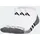 Cushioned Funktionssocken 3er Pack White/Black 42-45