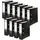 Original Falken 10er Pack PP-Color Kunststoff-Ordner. Made in Germany. 8 cm breit DIN A4 schwarz Vegan Ringordner Aktenordner Briefordner Büroordner Plastikordner Schlitzordner