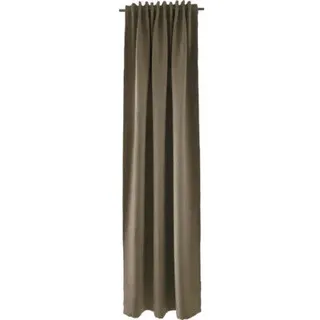 Thermovorhang mit Universalband Bergen braun 140 x 245 cm