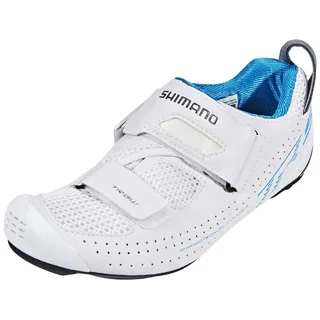 SHIMANO Damen Fahrradschuhe Triathlonschuhe SH-TR9 GR. 41 SPD-SL Klettverschl., Mehrfarbig, 41, ESHTR9NC410WW00