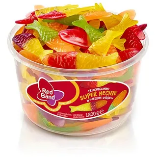 fruchtgummi-klassiker Red Band Super Hechte 100 Stück, 1200g
