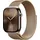 Watch Series 10 GPS + Cellular 46 mm Titaniumgehäuse gold Edelstahlarmband gold S/M