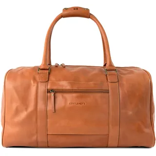 Gentlemen's Weekender Heidelberg - Reisetasche Echtleder Herren - große Leder Wochenendtasche - Duffel Bag für Reise & Business - Laptopfach - Hellbraun, Braun