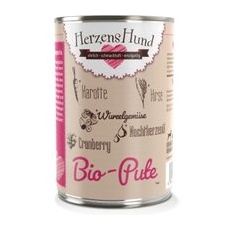 HerzensHund Adult 12x400g Bio Pute