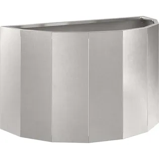 vidaXL Pflanzkübel Silber 60 x 30 x 35 cm Edelstahl - Silber