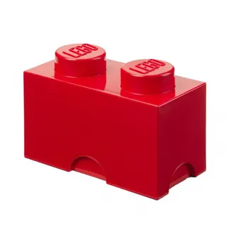 LEGO Aufbewahrungskiste LEGO STORAGE BRICK 2 12,5 x 18 cm 13-tlg. Rot