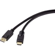 Renkforce TV, Monitor Anschlusskabel (7.50 m, HDMI, DisplayPort), Video Kabel