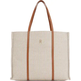 Tommy Hilfiger TH PREMIUM BEACH LE TOTE Shopper Kunstleder Beige/Braun