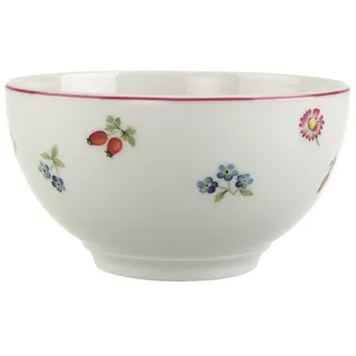 Villeroy & Boch Petite Fleur Müslischale, Premium Porzellan, Weiß/Bunt