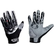 Handschuhe schwarz weiß, Größe S