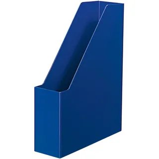 HAN Stehsammler i-LINE – 1 STÜCK, eleganter, moderner High-End Stehsammler für Hefte, Zeitschriften und Mappen bis Format DIN A4/C4, blau, 16501-14