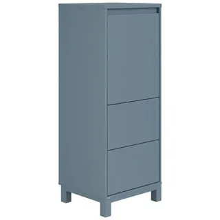 Paidi Kommode , Blau , Holzwerkstoff , 1 Fächer , 2 Schubladen , 48.4x119.7x40.1 cm , Blauer Engel, Goldenes M , Typenauswahl, Beimöbel erhältlich, stehend, in verschiedenen Holzdekoren erhältlich , Kleinmöbel, Kommoden, Kommoden