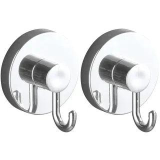 Wenko Vacuum-Loc Haken 2er Set Silber