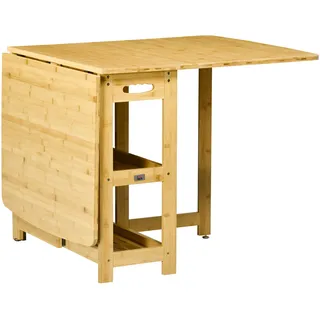 Homcom Klapptisch 80 x 73,5 x 149,5 cm beige