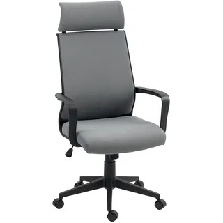 Homcom Ergonomischer Drehstuhl Dunkelgrau