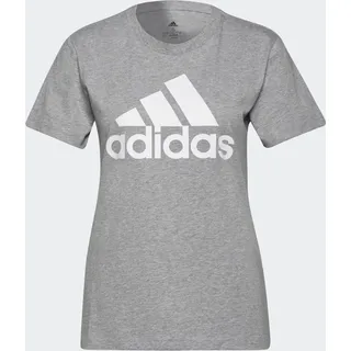 Adidas Loungewear Essentials Logo T-Shirt Medium Grey Heather / White M