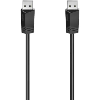 Hama USB-A auf USB-A 1,5 m Schwarz