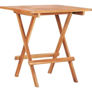 vidaXL 3-tlg. Bistro-Set Klappbar Teak Massivholz - Braun