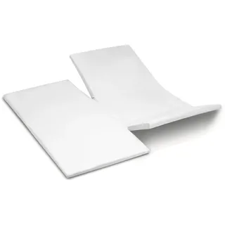 Cinderella Spannbettlaken Baumwolle-Satin 180 x 200 cm weiß