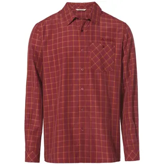 Vaude Men's Albsteig LS Shirt III, Langarm-Hemd, Carmine/Mars red, S