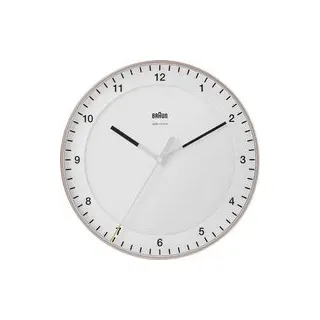 Braun 67110 Funk Wanduhr 330 mm Pink, Weiß