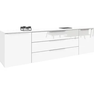 borchardt Möbel Sideboard Oliva 200 x 53 x 35 cm Weiß