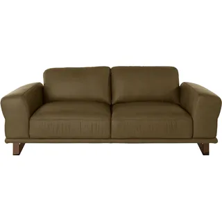 W.SCHILLIG 2,5-Sitzer »montanaa« mit Metallkufen in Bronze pulverbeschichtet, Breite 212 cm, grün