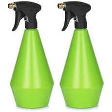 com-four® 2x Blumensprüher - 360 Grad Sprühflasche mit 28/400 Gewinde zur Bewässerung von Pflanzen - Überkopf-Wassersprühflasche zum Wasserzerstäuben (02 Stück - Blumensprüher)