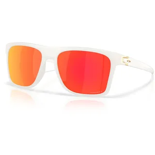 OAKLEY Leffingwell Sonnenbrille - Matt-Weiß Orange/Rot-Verspiegelt