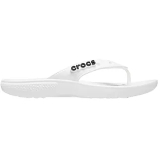 Crocs Classic Flip Zehentrenner, weiß, 42/43