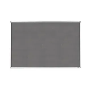 Viking Pinnwand Nicht magnetisch Wandmontage Filz 60 (B) x 0,81 (T) x 45 (H) cm Aluminium Grau