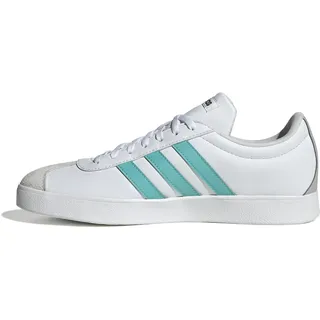 adidas Unisex Mercedes - AMG Petronas Formula ONE Team VL Court Base Shoes, FTWR White/semi Mint Rush/core Black, 42 EU
