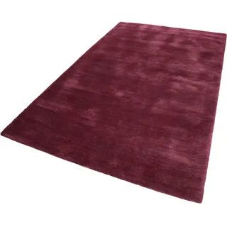 Esprit Teppich "Loft ESP-4223" rechteckig 20 mm Höhe Wohnzimmer, große Farbauswahl, sehr weicher Flor, dicht gewebt, robust, bordeaux