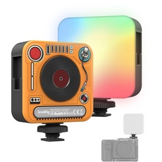 SMALLRIG P108 RGB-Videoleuchte, Tragbares LED-Kameralicht, 360°-Vollfarb-Fotografiebeleuchtung, 2500mAh On-Camera-Videoleuchte für YouTube, Vlogging, Fotografie, Limitierte Auflage - 4276
