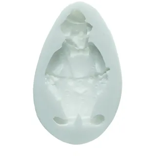 Silikomart | Silikonform für Zuckermasse CLOWN, Form für Tortendekorationen, Thema Prinz, Maße 135 x 100 x 30 mm