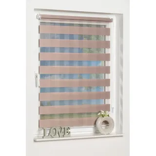 K-HOME Doppelrollo RIMINI 40 x 130 cm grau