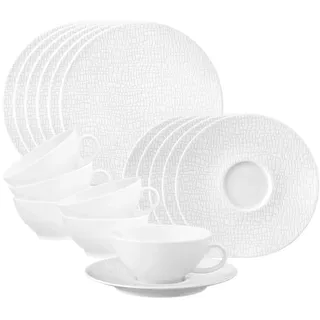 SELTMANN WEIDEN Teeservice Life Fashion 18-tlg. luxury weiß