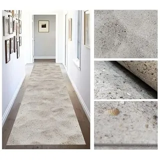 Tadi & Imperio1979 Vinyl-Teppich aus PVC, Digitaldesign, Sandstrand, für Wohnzimmer, Küche, Wohnzimmer, Eingänge, Badezimmer oder Schlafzimmer mit PVC-Rückseite, rutschfest und leicht zu waschen,