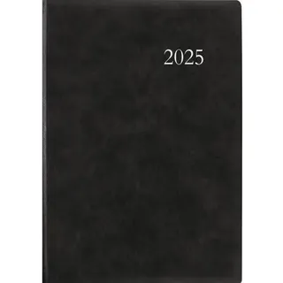 Zettler Buchkalender 2025 anthrazit, 21x29,7cm, Taschenkalender mit 416 Seiten im wattiertem (21 x 29.7 cm, 1 Tag / 1 Seite, 21x29,5cm (A4), 2026 4006928025282 Zettler