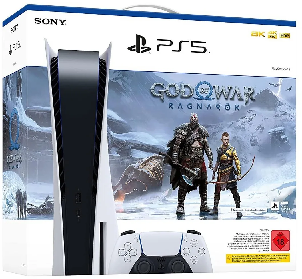 Bild von PlayStation 5 Disc Edition + God of War: Ragnarök