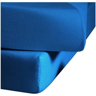 Comfort 001117 Jersey 90 x 200 - 100 x 220 cm meeresblau