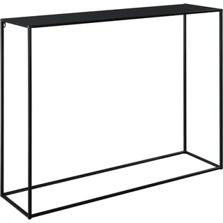 [en.casa] Konsolentisch Malvarrosa 92x115x32 cm Kratzfest Metall Schwarz