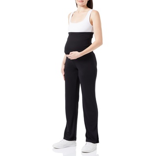 MAMA.LICIOUS Damen MLCAYLYN Wide JRS Pants A. Umstandshose, Black, Medium