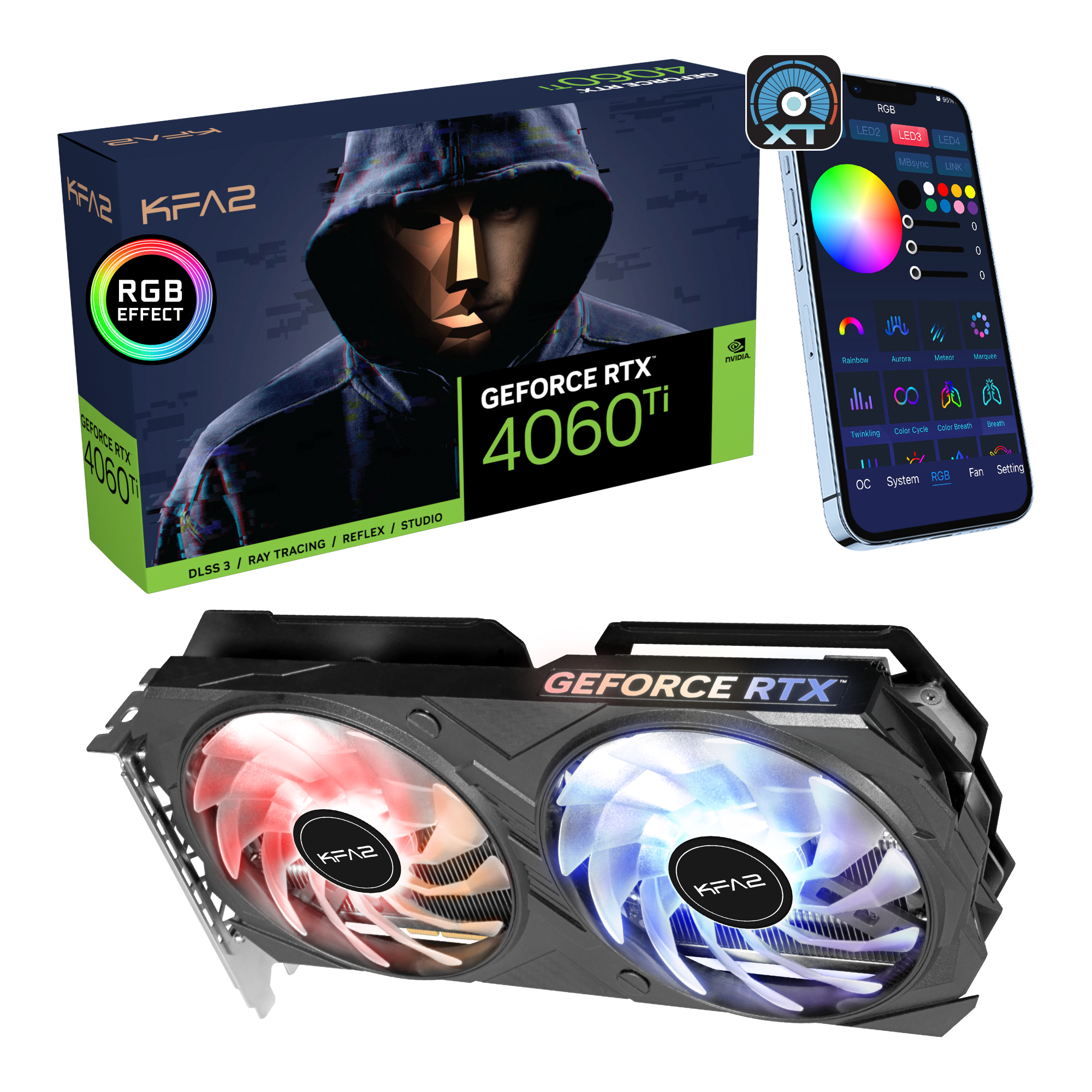 Bild von GeForce RTX 4060 Ti EX 8 GB GDDR6 46ISL8MD8AEK