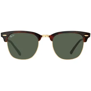 Ray-Ban Clubmaster Classic RB3016 W0366 51-21 gloss tortoise/green