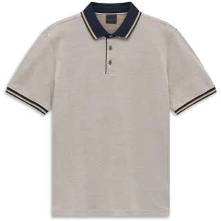 Poloshirt BUGATTI, Herren, Gr. L, beige (40, beige), 100% Baumwolle, unifarben, normal, ohne Ausschnitt, Shirts Poloshirt, Modern Fit aus reiner Baumwolle