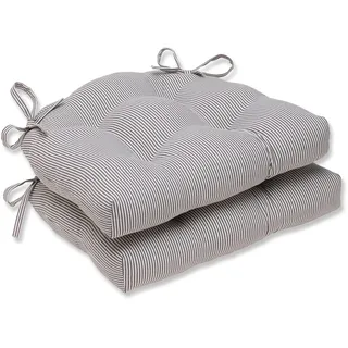 Pillow Perfect Stuhlkissen, Polyester, Grau, 2 Stück (1 Stück)