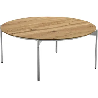 MCA Furniture Tanger Eiche Edelstahloptik 60 x 47 x 60 cm