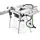 Tischkreissäge TKS 80 EBS-Set 2200 W 240 V inkl. Sägeblatt, Schiebestock, Tischverlängerung, Tischverbreiterung, Winkelanschlag, Staubfangsack
