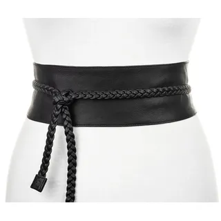 TAMARIS Taillengürtel Tailliengürtel mit geflochtenem Bindeband,